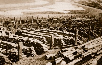 Gas shells at Luttre, Belgium by English Photographer